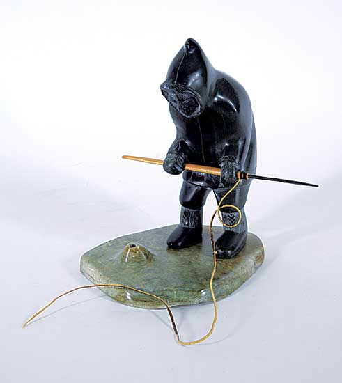 #230 ~ Iqaluq - Untitled - The Hunter at the Blowhole