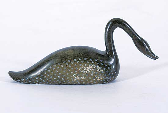 #235 ~ Kahoktak - Untitled - Long Neck Bird