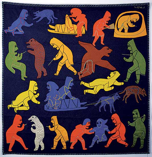 #251 ~ Mamnguqsualuk - Untitled - Inuit Way of Life