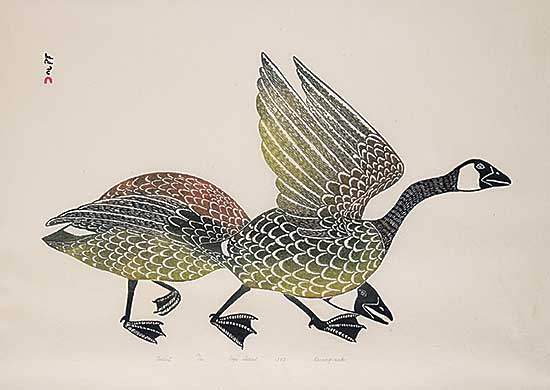 #286 ~ Pootoogook - Neeleit - Two Geese  #38/50