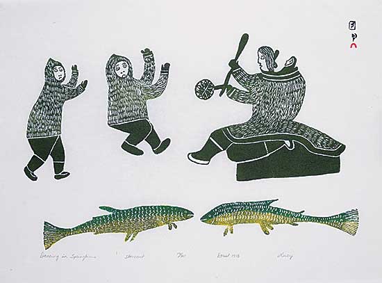 #312 ~ Qinnuayuak - Dancing in Springtime  #16/50