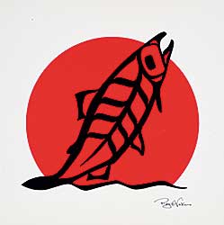 #103 ~ Vickers - Untitled - Sun and Salmon