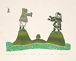 #212 ~ Ashoona - Lovers Stranded on Tidal Island  #50/50
