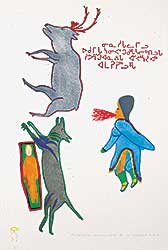 #247 ~ Kukiiyaut - The Dying Man Becomes a Wolf  #45/50