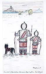 #284 ~ Pootoogook - Like Father Like Son