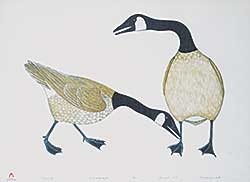 #287 ~ Pootoogook - Nirlik [Canada Geese]  #12/50