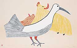 #303 ~ Pudlat - Seagull and Muskox  #44/50