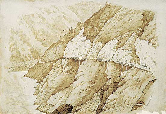 #32 ~ Coleman - Untitled - Trail on the Mountainside