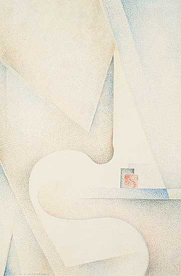 #44 ~ FitzGerald - Untitled - Abstract with Squares
