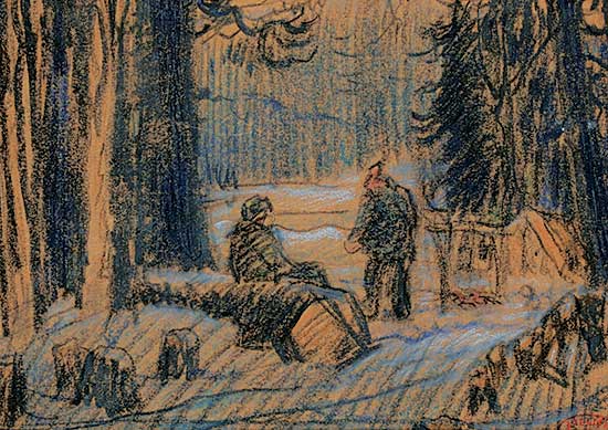 #46 ~ Gagnon - Trappeur dans la Foret, Charlevoix