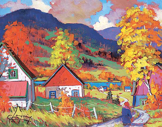 #65 ~ Langevin - Autumn in the Laurentians / Automne dans les Laurentides