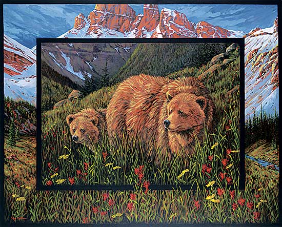 #79 ~ Ough - Assiniboine Meadows and the Towers - Grizzly Bears