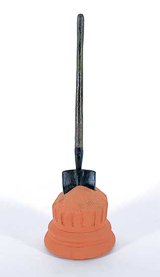 #206 ~ Cicansky - Untitled - Shovel in Column