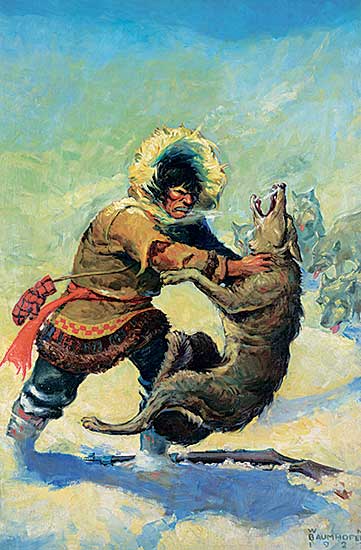 #301 ~ Baumhofer - Untitled - The Wolf Attack
