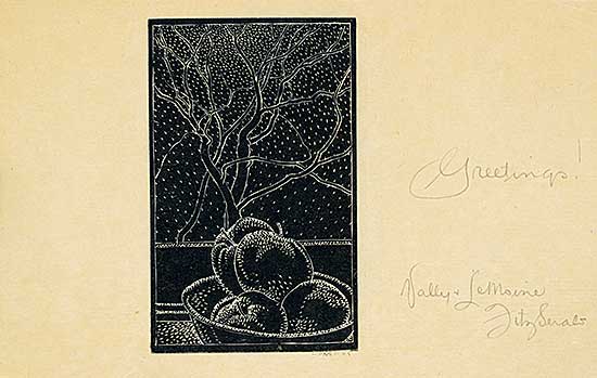 #429 ~ FitzGerald - Untitled - Apples on Windowsill