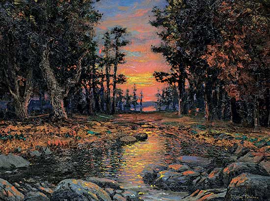#431 ~ Forbes - Untitled - Sunset on the River