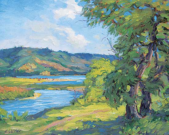 #462 ~ Luthi - Qu'Appelle River and West End of Lake Katepwa