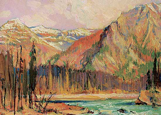 #487 ~ Perrigard - Mount Dennis, Canadian Rockies