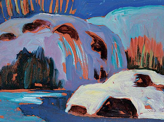 #518 ~ Thornton - Snow Covered River Banks