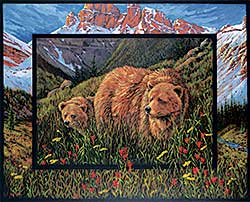 #79 ~ Ough - Assiniboine Meadows and the Towers - Grizzly Bears
