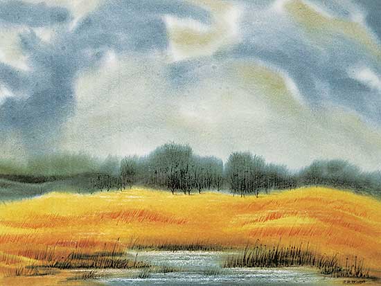 #1043 ~ Blodgett - Untitled - Golden Field