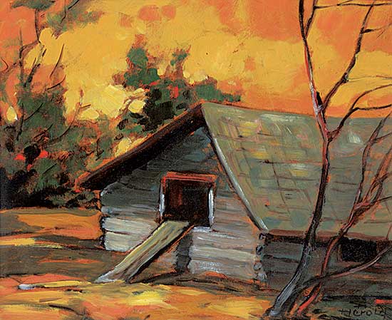 #1173 ~ Herold - Metis Shak, Batoche, Saskatchewan