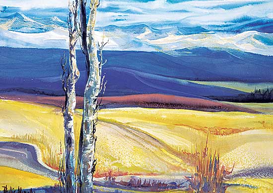 #1237 ~ Margolin - Untitled - Trees in the Foothills