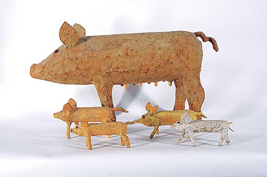#1240 ~ Markel - Untitled - Sow and Piglets