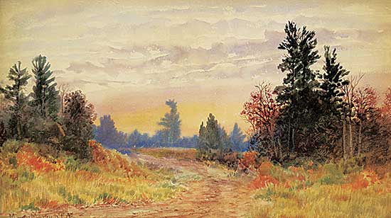 #1244 ~ Martin - Untitled - Path Through the Trees