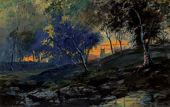 #1250 ~ Matthews - English Forest at Dusk