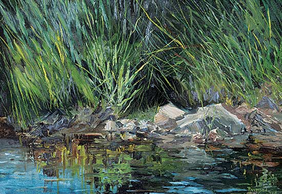 #1337 ~ Sanford - Untitled - River Bank Reflections