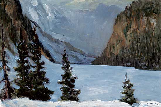 #1410 ~ Turner - Lake Louise Winter