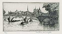 #1018 ~ Armington - Peniches et le Pont Royal, Paris  #37/100