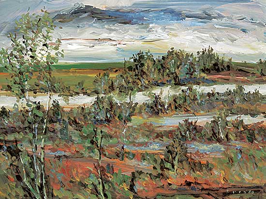 #19 ~ Bres - River and Rain Sky
