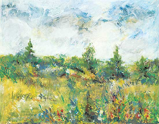 #20 ~ Bres - Bush and Sky Study