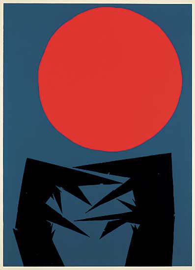 #37 ~ Feito Lopez - Untitled - Red Sun  #46/70