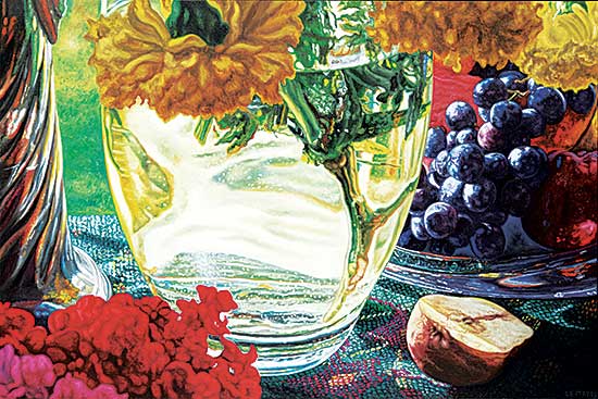 #61 ~ Lemay - Vase with Grapes