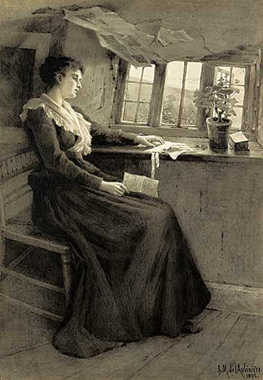 #44 ~ L'Aubiniere - Untitled - The Letter from Home