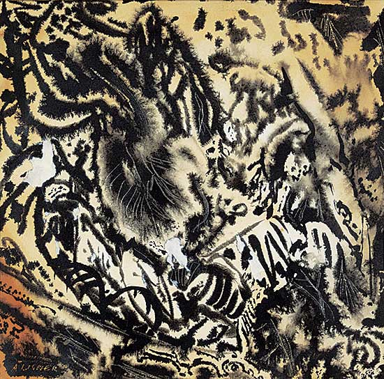 #50 ~ Lismer - Untitled - Forest Undergrowth