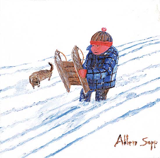 #84 ~ Sapp - Untitled - Sledding with my Best Friend