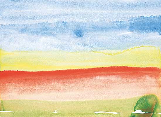 #224 ~ McKay - Untitled - Red Fields