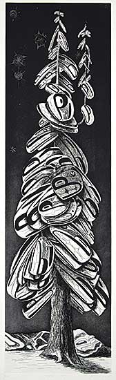 #249 ~ Yuxweluptun - Tree Study  #9/30
