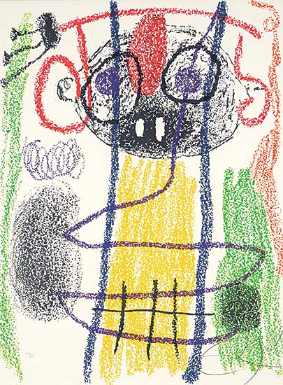 #313 ~ Miro - Album 21 Plate.12  #37/75
