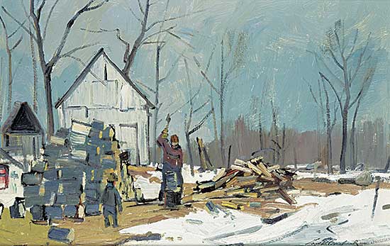 #412 ~ Bouchard - The Woodchopper, St. Placide, Quebec