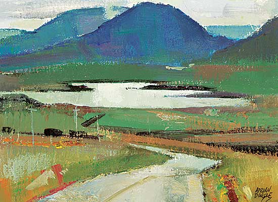 #436 ~ Dingle - Toward the 12 Bens, County Galway, Eire