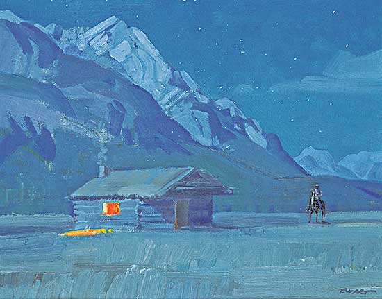 #447 ~ Ewart - Moonlight Night, East of Sask. River Crossing