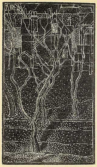 #450 ~ FitzGerald - Tree and Houses