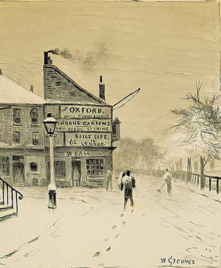 #461 ~ Greaves - Snow on the Chelsea Embankment