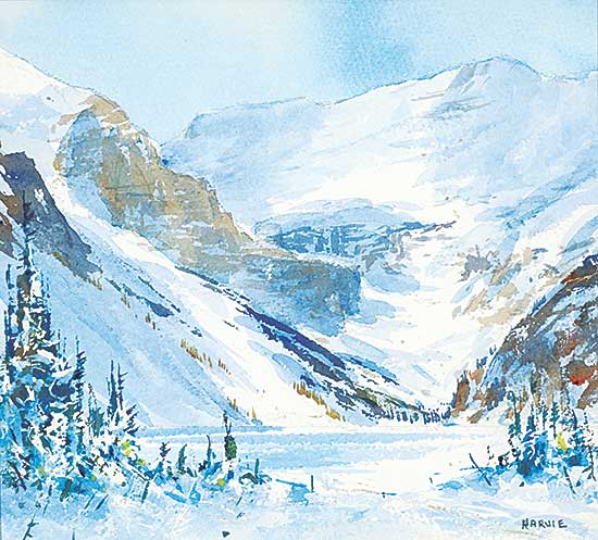 #472 ~ Harvie - Winter Day, Lake Louise #1