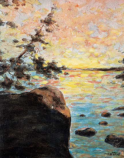 #479 ~ Herold - Sunset at Waskesiu